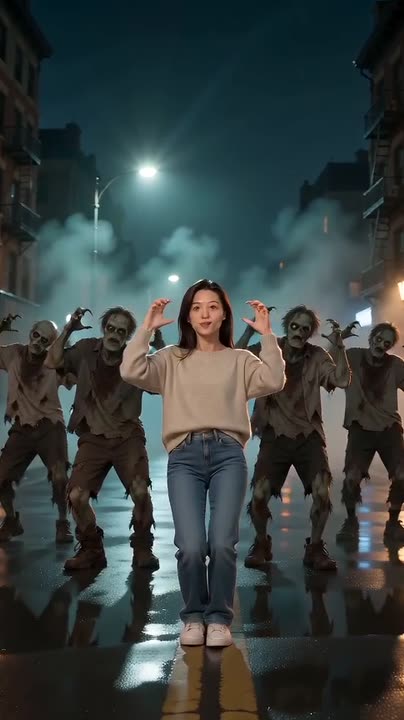 Thriller Dance template